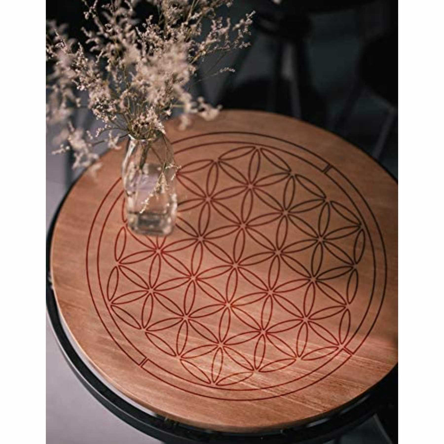 Flower of Life Pattern Moroccan Fabric Reusable Stencil For Canvas And Wall Painting - imartdecor.com