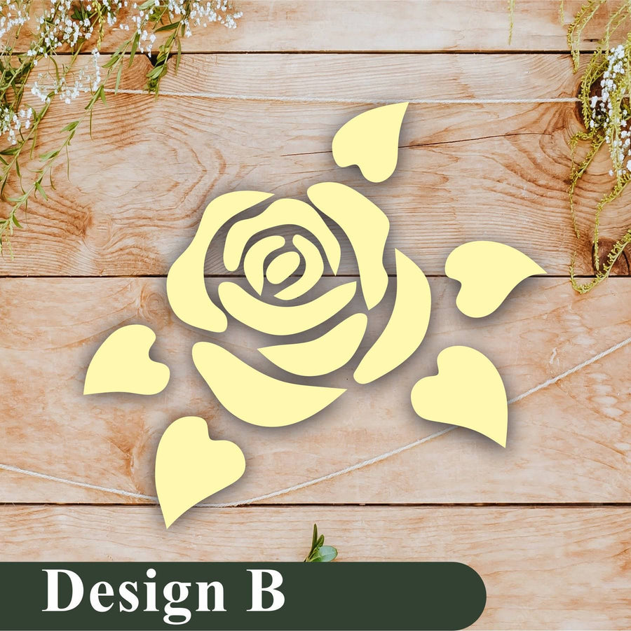 Pack of 4 Reusable Stencil For Canvas And Wall Painting - imartdecor.com