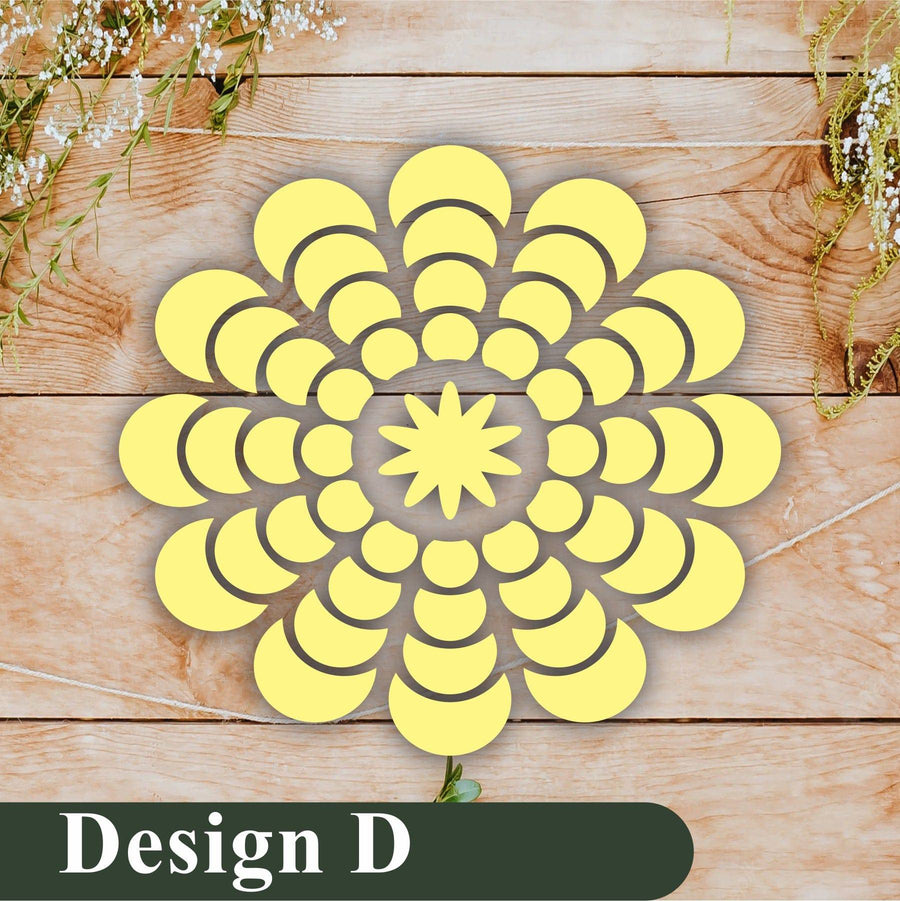 Pack of 4 Reusable Stencil For Canvas And Wall Painting - imartdecor.com