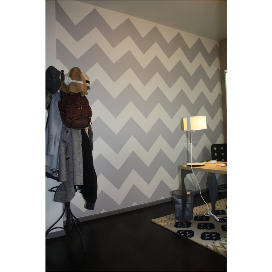Chevron Pattern Reusable Stencil For Canvas And Wall Painting - imartdecor.com