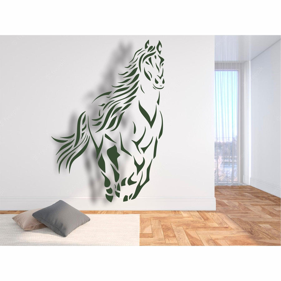 Horse Reusable Stencil For Canvas And Wall Painting - imartdecor.com