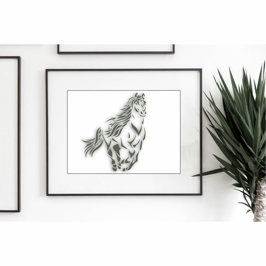 Horse Reusable Stencil For Canvas And Wall Painting - imartdecor.com