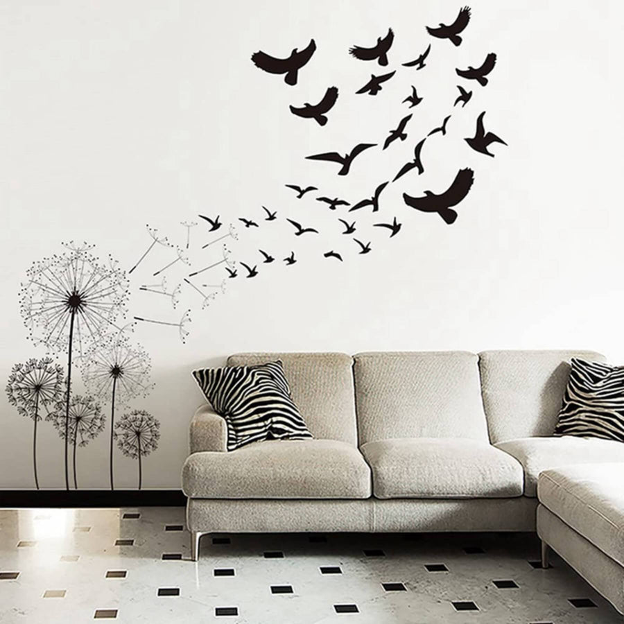Birds Flying Reusable Stencil For Canvas And Wall Painting.ID#231 - imartdecor.com