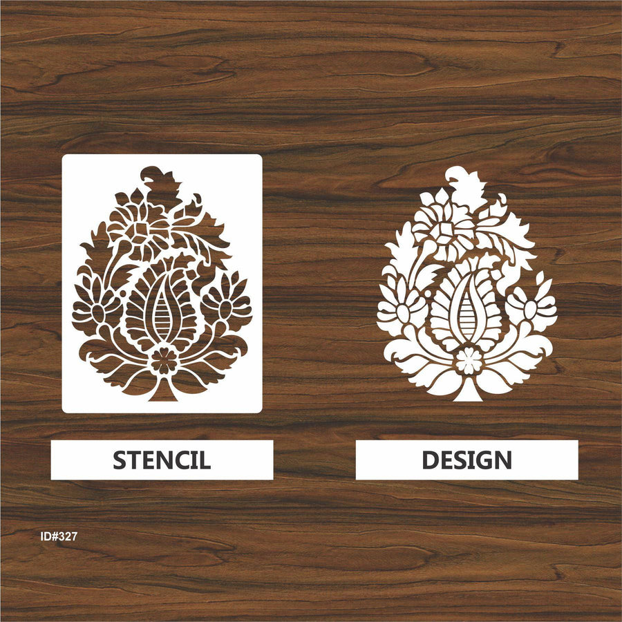 Pear Paisley Damask stencil Reusable Stencil For Canvas And Wall Painting. ID #327 - imartdecor.com