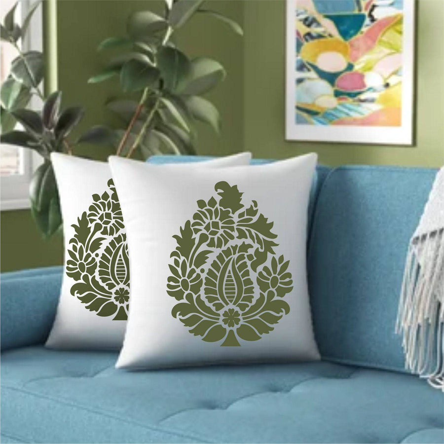 Pear Paisley Damask stencil Reusable Stencil For Canvas And Wall Painting. ID #327 - imartdecor.com