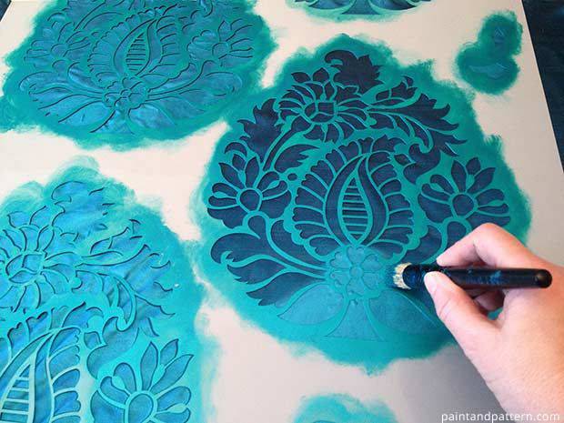 Pear Paisley Damask stencil Reusable Stencil For Canvas And Wall Painting. ID #327 - imartdecor.com