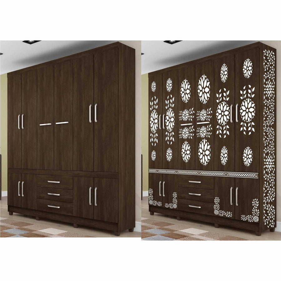 Indian Inlay (furniture and fabric) Reusable Stencil For Canvas And Wall Painting - imartdecor.com