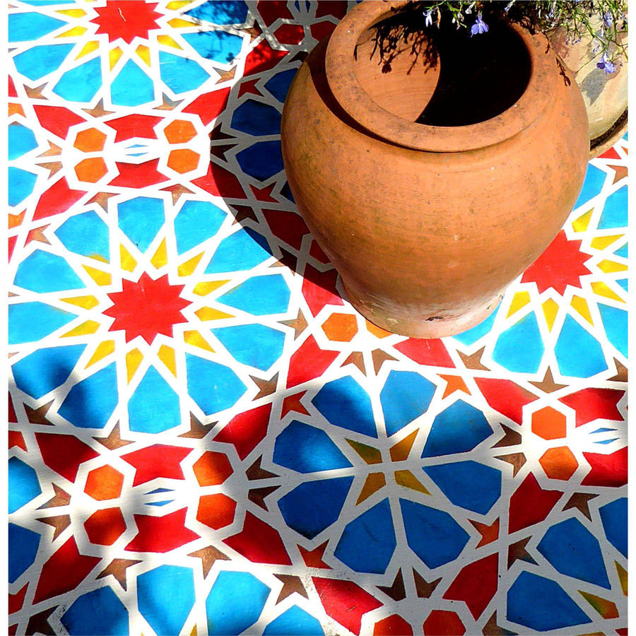 Mandala Geometric Design Stencil Reusable Stencil For Canvas And Wall Painting.ID# 342 - imartdecor.com