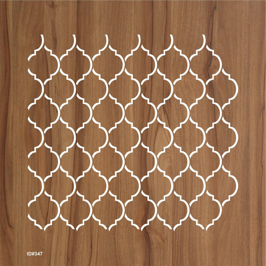 Moroccan Line Pattern Moroccan Fabric Reusable Stencil For Canvas And Wall Painting.ID #347 - imartdecor.com