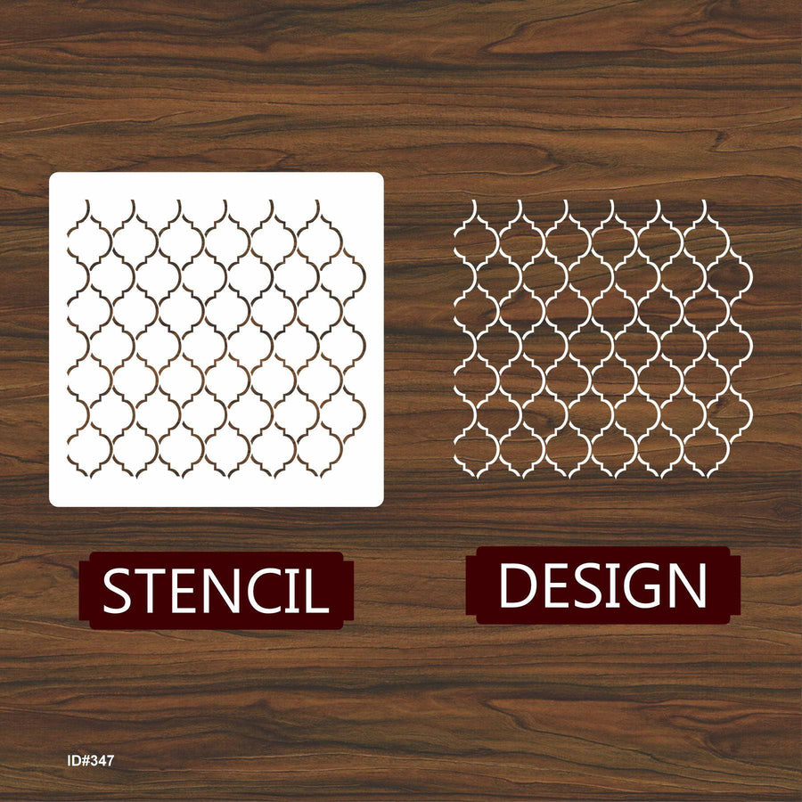 Moroccan Line Pattern Moroccan Fabric Reusable Stencil For Canvas And Wall Painting.ID #347 - imartdecor.com