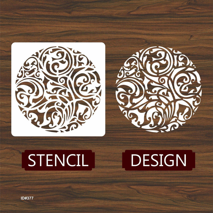 Mandala Pattern Stencil Reusable Stencil For Canvas And Wall Painting.ID# 377 - imartdecor.com