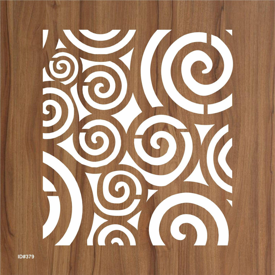 Swiral Pattren Stencil Reusable Stencil For Canvas And Wall Painting.ID #379 - imartdecor.com