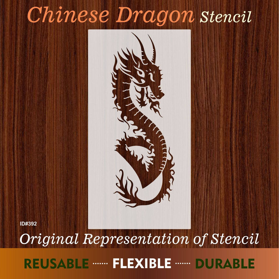 Dragons Reusable Stencil Reusable Stencil For Canvas And Wall Painting.ID# 392 - imartdecor.com