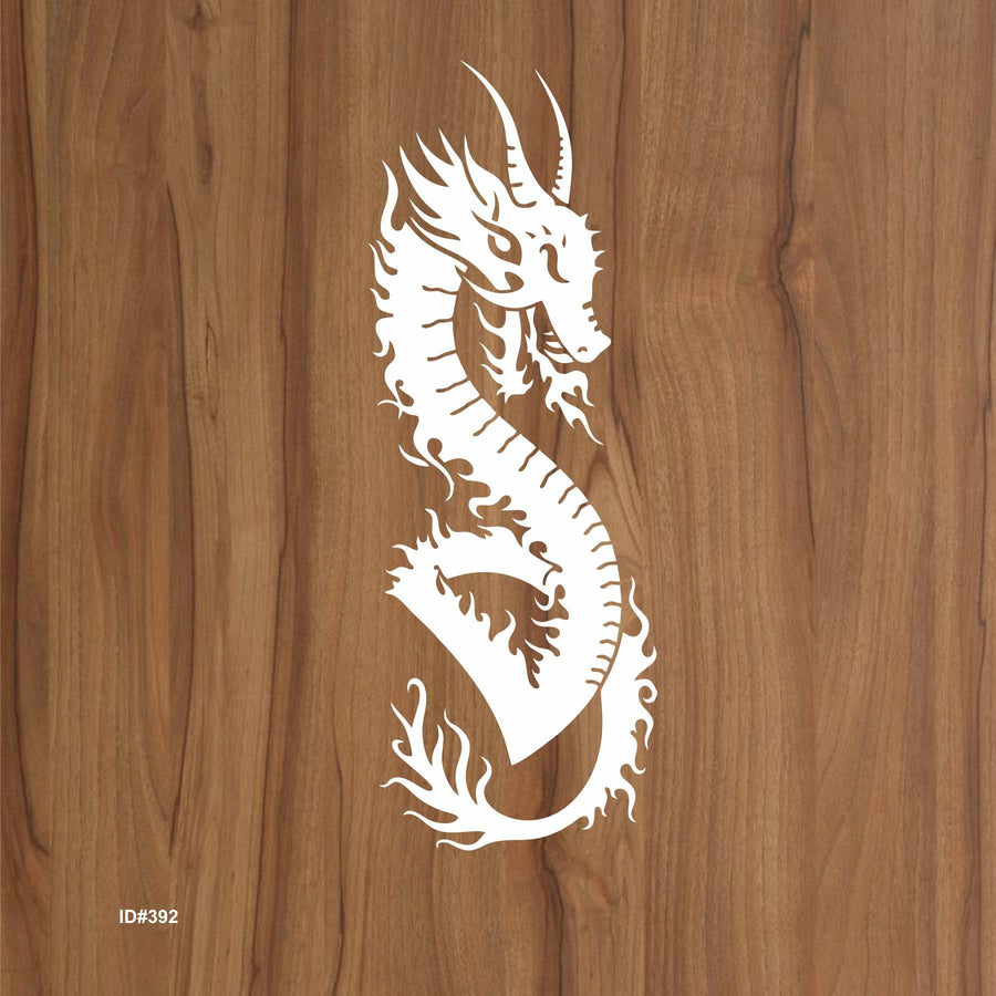 Dragons Reusable Stencil Reusable Stencil For Canvas And Wall Painting.ID# 392 - imartdecor.com