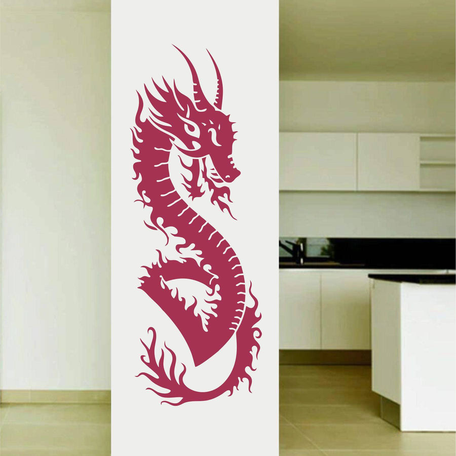 Dragons Reusable Stencil Reusable Stencil For Canvas And Wall Painting.ID# 392 - imartdecor.com
