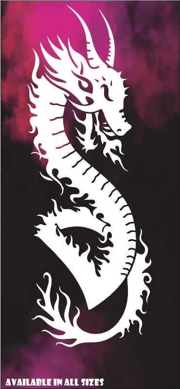 Dragons Reusable Stencil - imartdecor.com