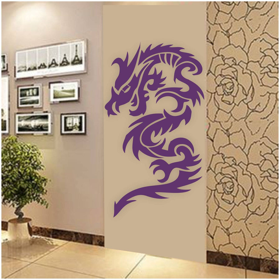 Dragons Reusable Stencil Reusable Stencil For Canvas And Wall Painting.ID# 393 - imartdecor.com