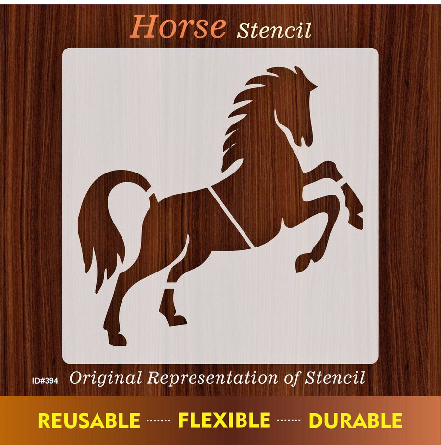 Horse Reusable Stencil For Canvas And Wall Painting.ID #394 - imartdecor.com