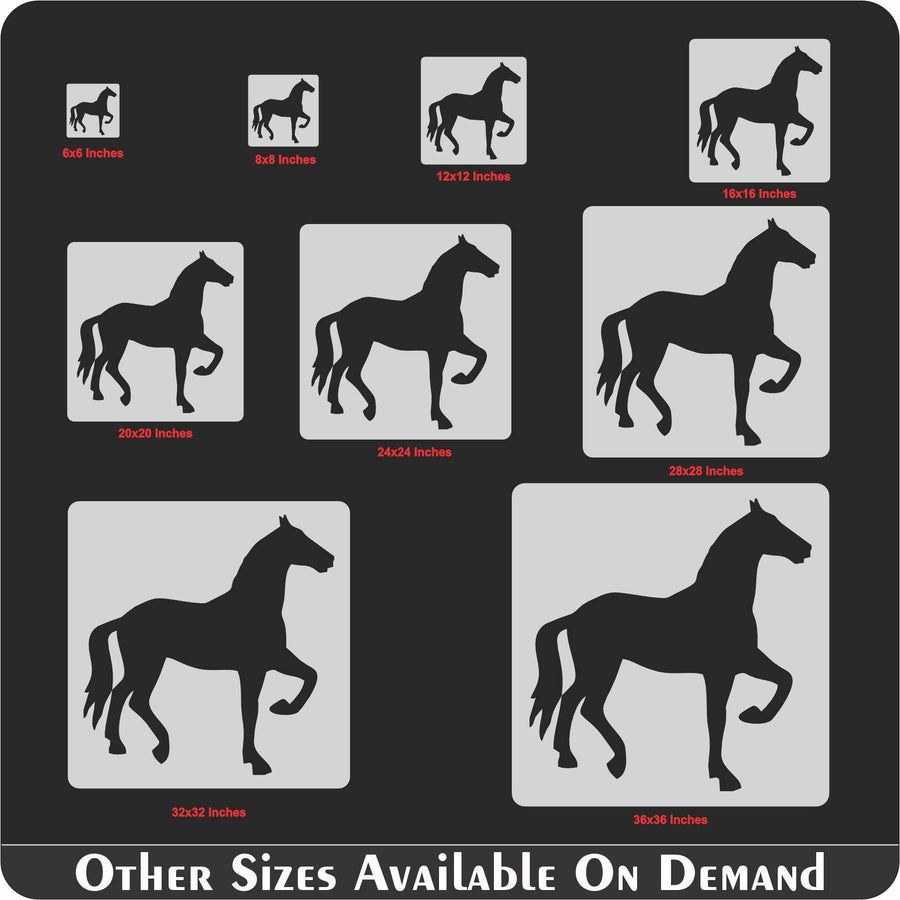 Horse Reusable Stencil For Canvas And Wall Painting.ID #395 - imartdecor.com