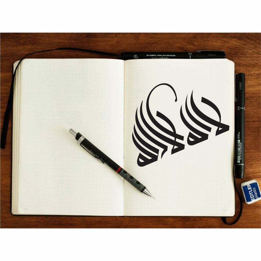 First Kalma(La Ilaha Illallah) Calligraphy Islamic Reusable Stencil for Canvas and wall painting.ID#4146 - imartdecor.com