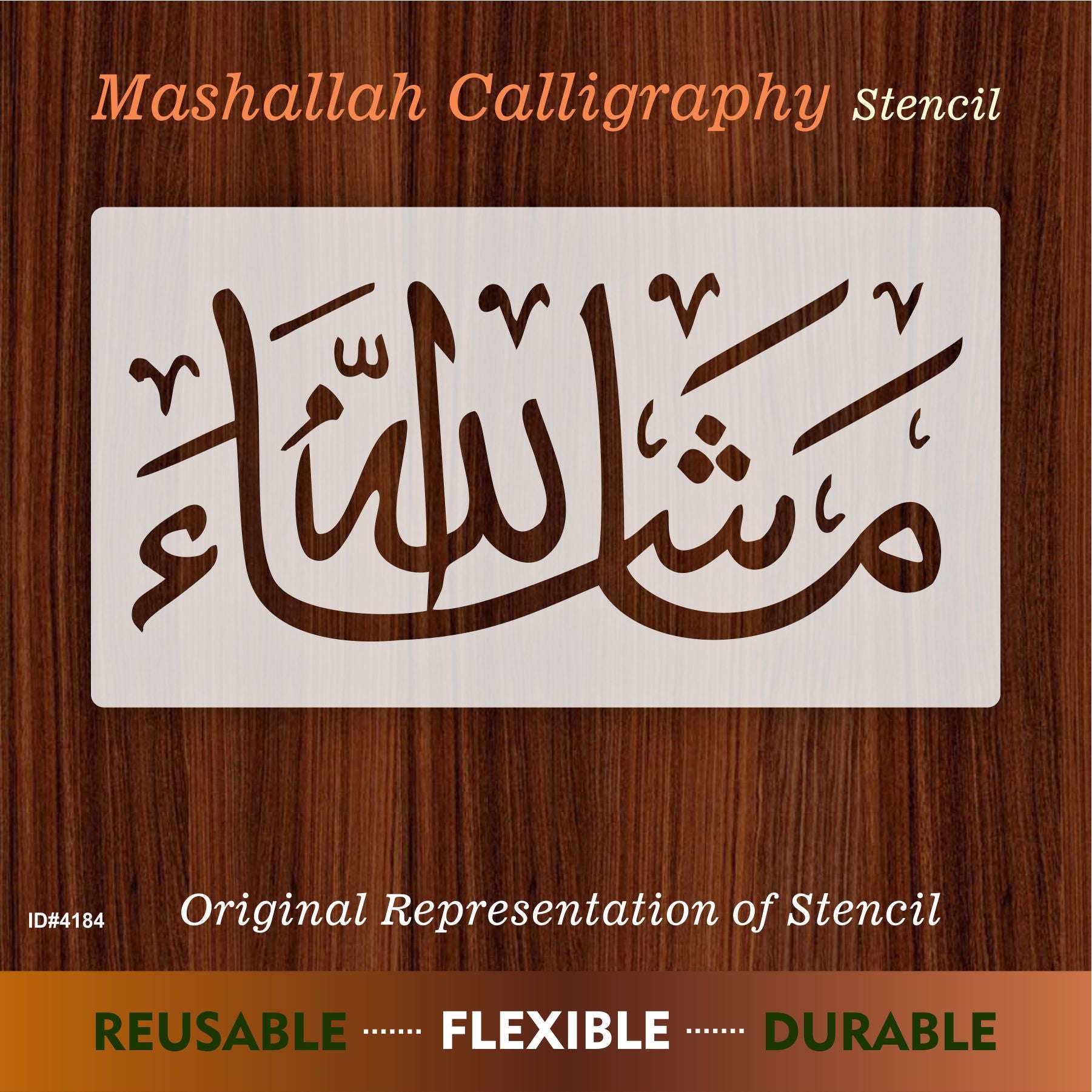 Mashallah Calligraphy In English - Foto 10