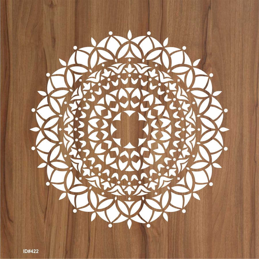 Pattern Mandela Design for Wall Decor , Canvas Background & living Rooms Reusable Stencil For Canvas And Wall Painting.ID# 422 - imartdecor.com