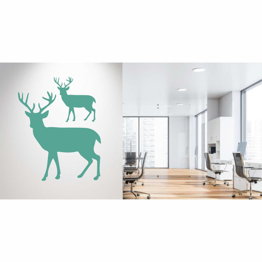 Deer Reusable Stencil for Canvas and wall painting - imartdecor.com
