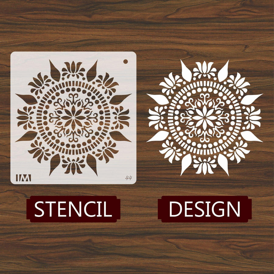 Mandala Art Reusable Stencil for Canvas and wall painting - imartdecor.com