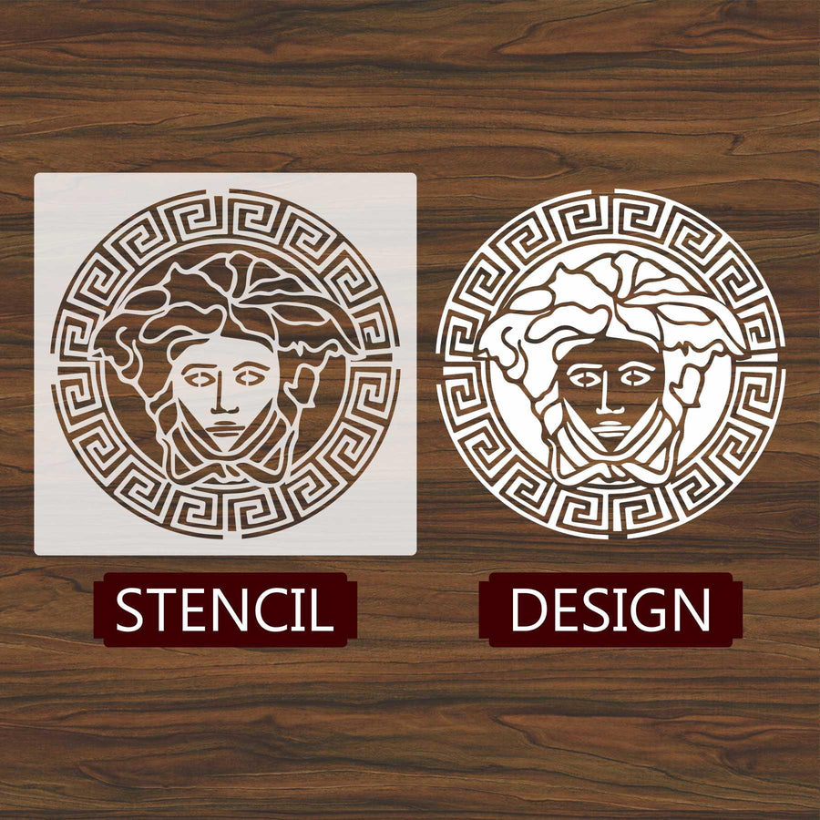 Versace Reusable Stencil For Canvas And Wall Painting - imartdecor.com