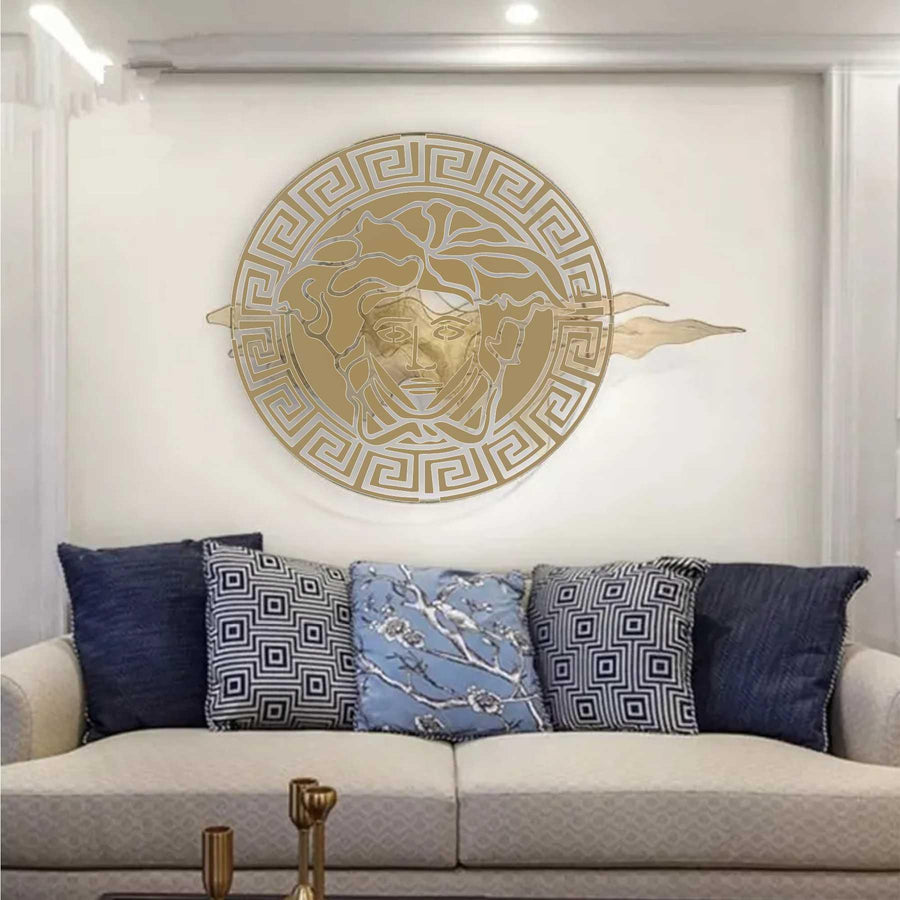 Versace Reusable Stencil For Canvas And Wall Painting - imartdecor.com