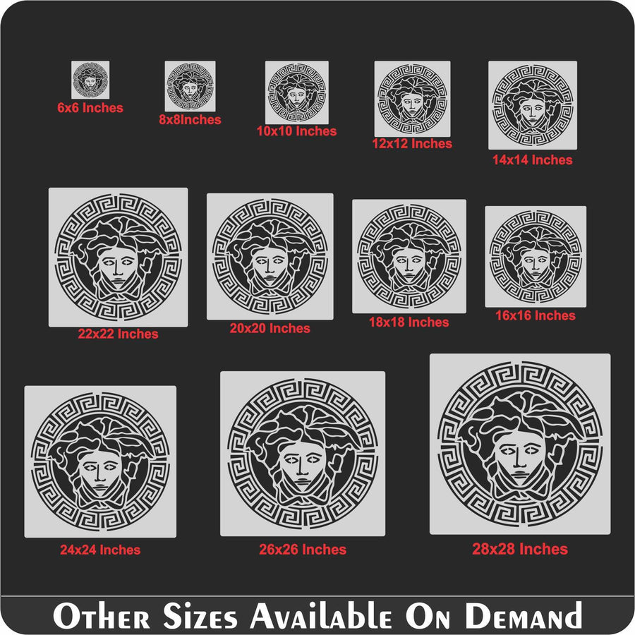 Versace Reusable Stencil For Canvas And Wall Painting - imartdecor.com