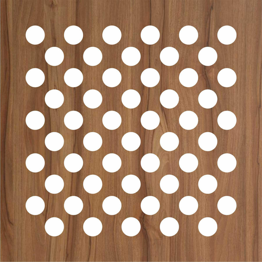 Polka Dots Pattern Reusable Stencil For Canvas And Wall Painting - imartdecor.com
