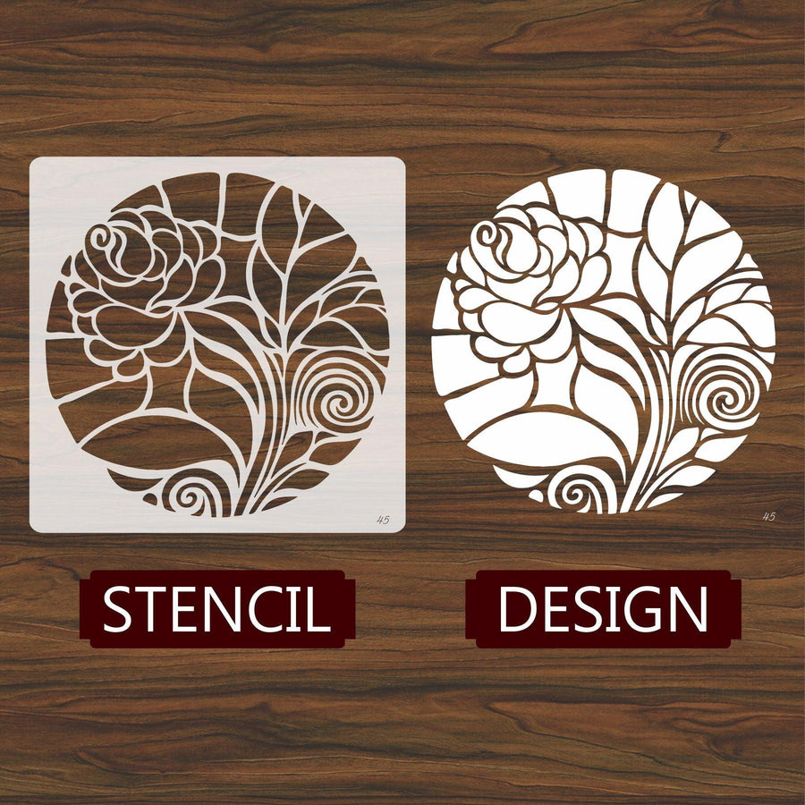 Mandala Reusable Stencil for Canvas and wall painting - imartdecor.com