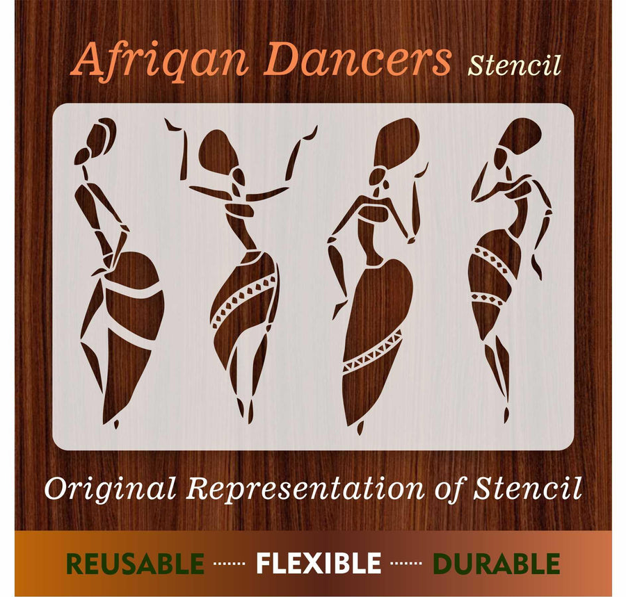 Warli & Ancient Art Reusable Stencil for Canvas and wall painting - imartdecor.com