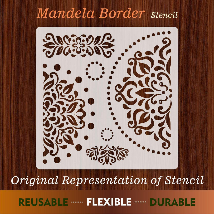 Mandala Reusable Stencil For Canvas And Wall Painting - imartdecor.com