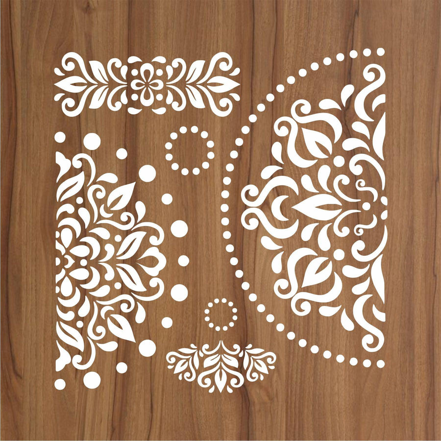 Mandala Reusable Stencil For Canvas And Wall Painting - imartdecor.com