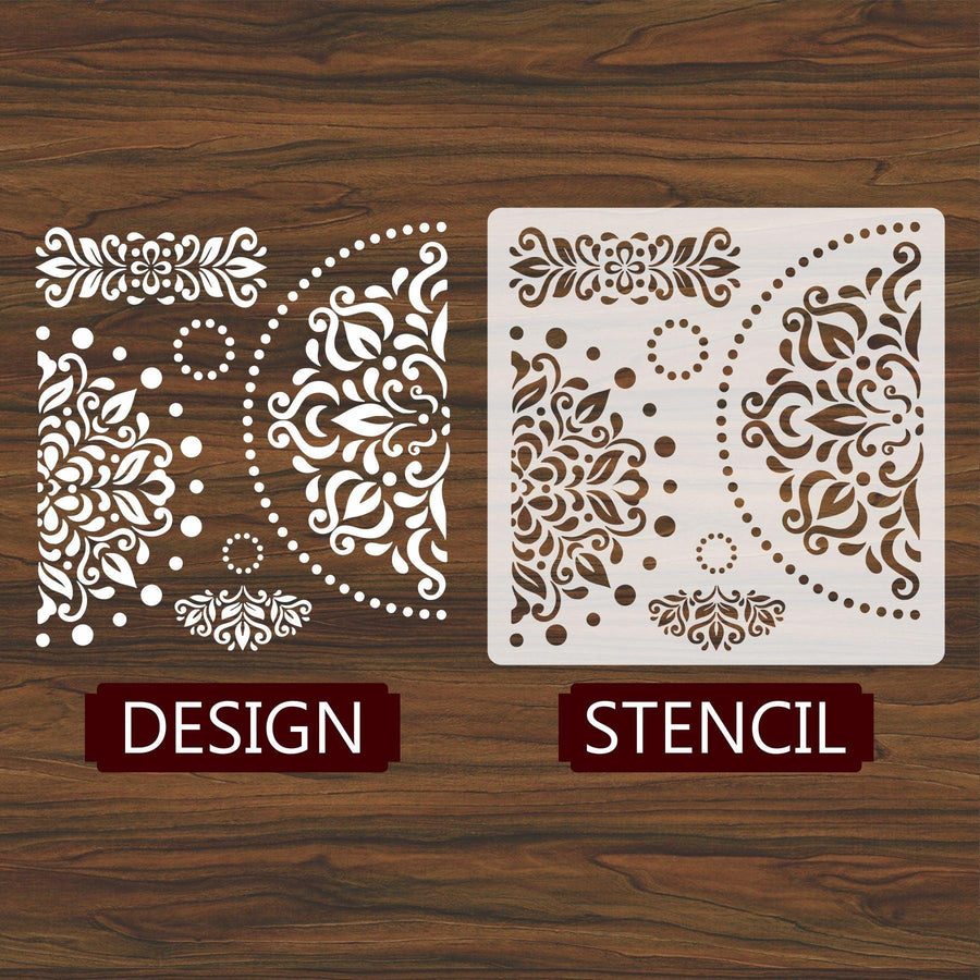 Mandala Reusable Stencil For Canvas And Wall Painting - imartdecor.com