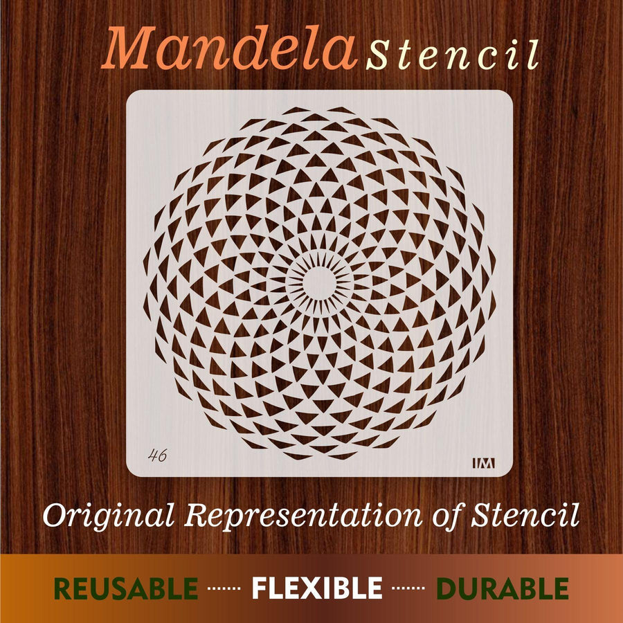 Mandala Art Reusable Stencil for Canvas and wall painting - imartdecor.com