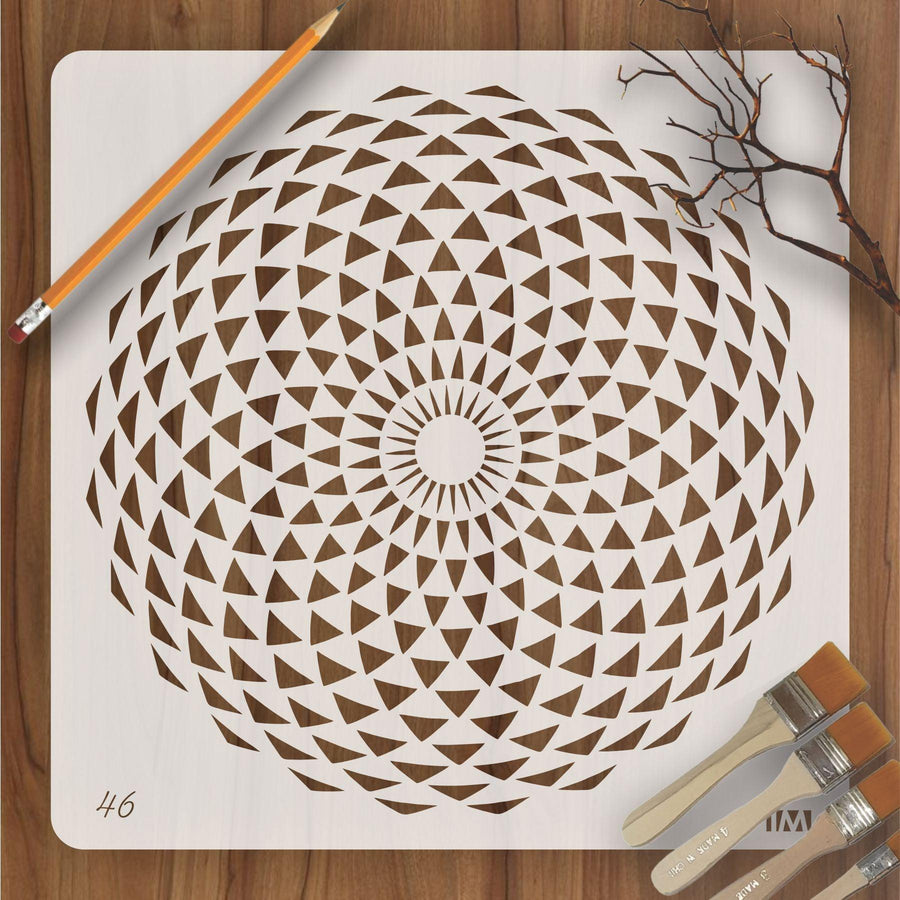 Mandala Art Reusable Stencil for Canvas and wall painting - imartdecor.com
