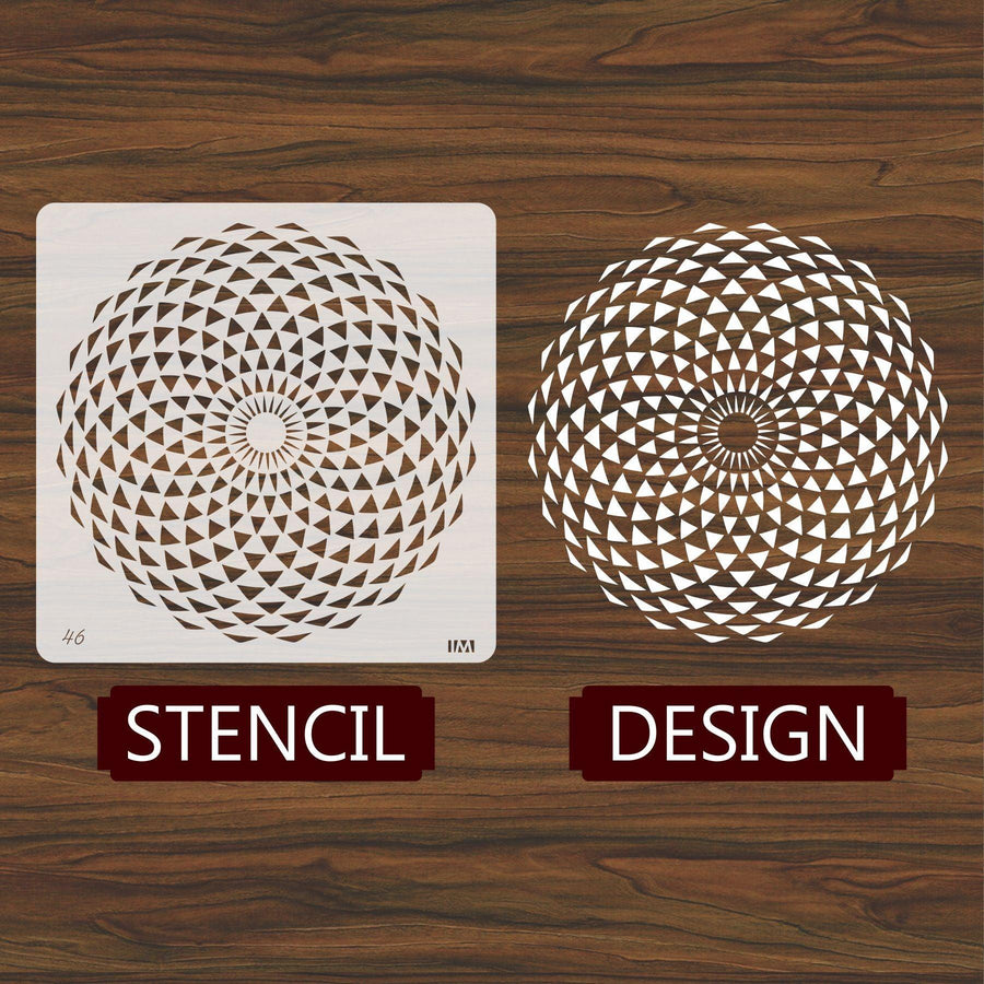 Mandala Art Reusable Stencil for Canvas and wall painting - imartdecor.com