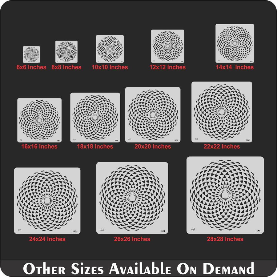 Mandala Art Reusable Stencil for Canvas and wall painting - imartdecor.com