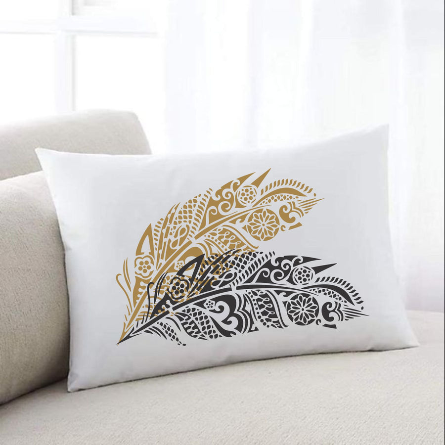 Mandala Feather Reusable Stencil For Canvas And Wall Painting - imartdecor.com
