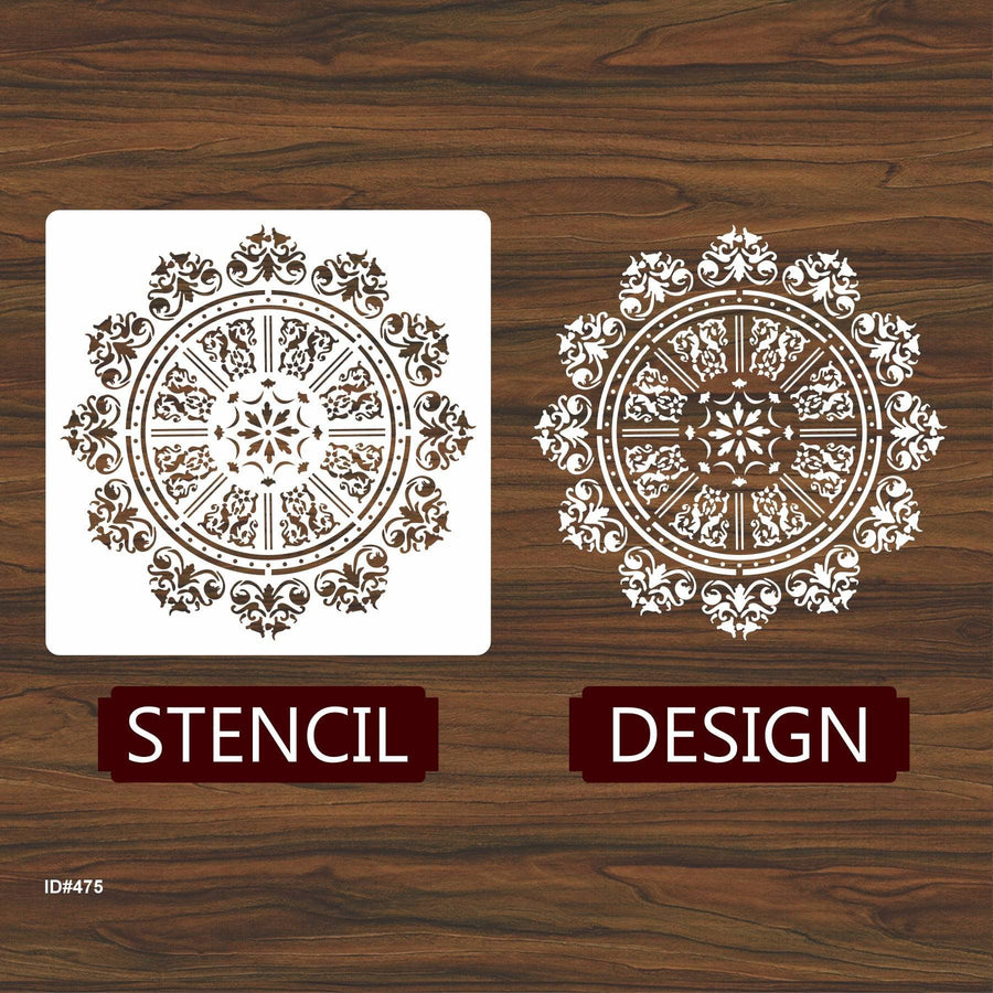 Mandela Reusable Stencil For Canvas And Wall Painting. ID #477 - imartdecor.com