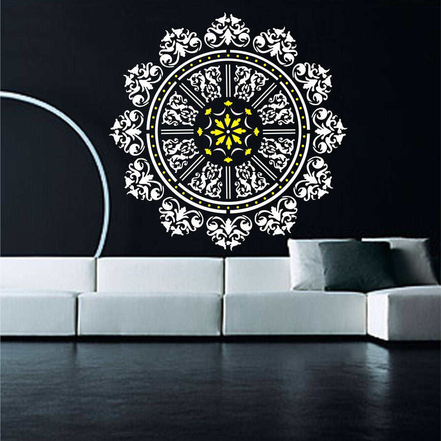 Mandela Reusable Stencil For Canvas And Wall Painting. ID #477 - imartdecor.com