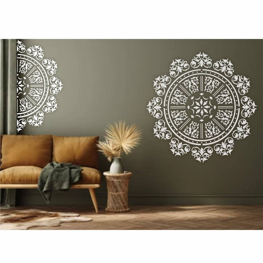 Mandela Reusable Stencil For Canvas And Wall Painting. ID #477 - imartdecor.com