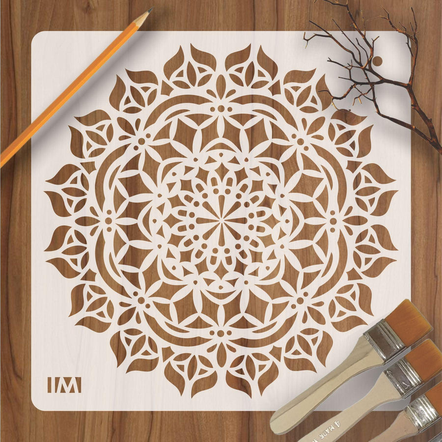 Mandala Art Reusable Stencil for Canvas and wall painting - imartdecor.com