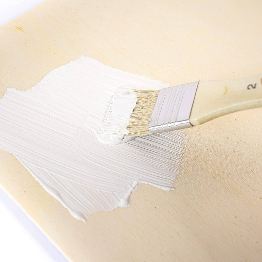 3 Pcs- Base Brushes Set # 2,#4,#6,#8 Wide Soft Brushes Set - imartdecor.com