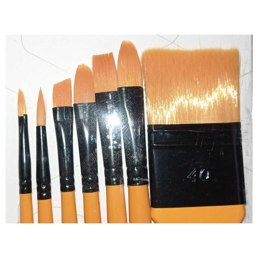 7 Pcs- Original High Quality Keep Smiling Multi Tip Brushes Set - imartdecor.com