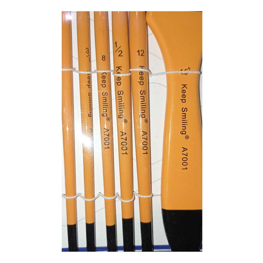 7 Pcs- Original High Quality Keep Smiling Multi Tip Brushes Set - imartdecor.com
