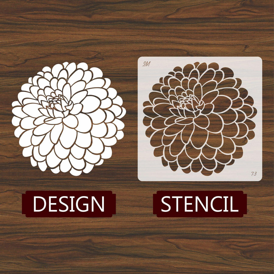 Mandala Flower Reusable Stencil for Canvas and wall painting - imartdecor.com
